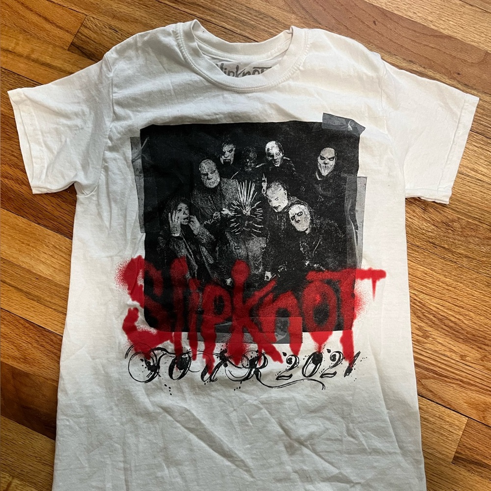 Slipknot White Graphic Tee - Women's Short Sleeve